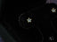 Art gold jewelry 18k gold blue stud earrings with light blue star-shaped gemstones