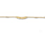 Delicate 18k gold kid’s bracelet with jaseron mesh and lobster lock clasp