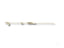 Gold chain bracelet with heart charm and customizable solid 18k gold ID plate