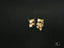 Elegant 18K Gold Pearl Stud Earrings featuring art gold jewelry and pearls