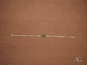 18k gold personalized kid’s ID bracelet with spring ring lock