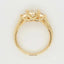 18k Gold Ring with 0.98ct Diamond showcasing brilliance redefined step and round diamonds