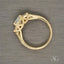 18k gold ring with 0.98ct diamond featuring brilliance redefined step and emerald cuts