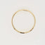 Plain shiny gold wedding band in 18k solid gold from Modern Elegance collection
