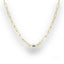 Gold chain necklace with delicate links and clasp in Italian style link anklet