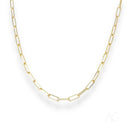 Shiny 18k Italian style link anklet in art gold jewelry