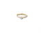 Luxurious art gold solid 18k yellow solitaire ring with round diamond in art gold box