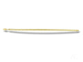 18k solid gold bracelet with navy link pattern