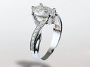 Pear Radiance — Lab‑Grown Diamond Engagement Ring in White Gold