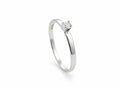 18K White Gold Diamond Solitaire Ring — 0.07 ct, 1.0 g
