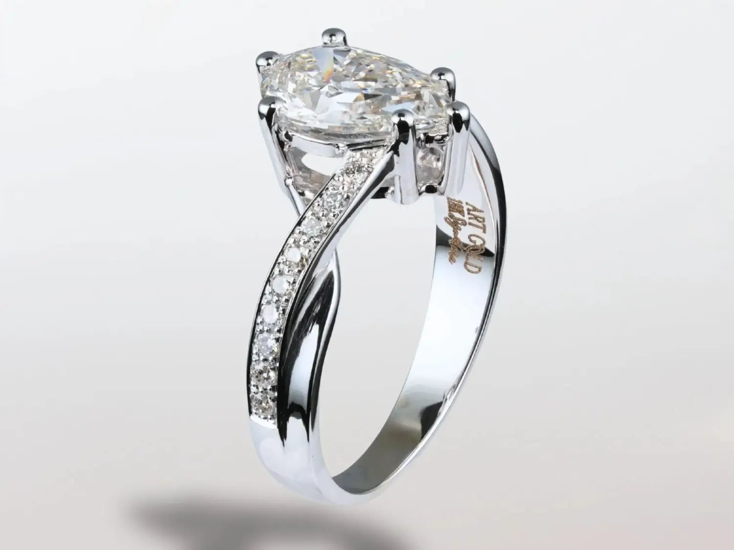 Radiant Pear Engagement Ring