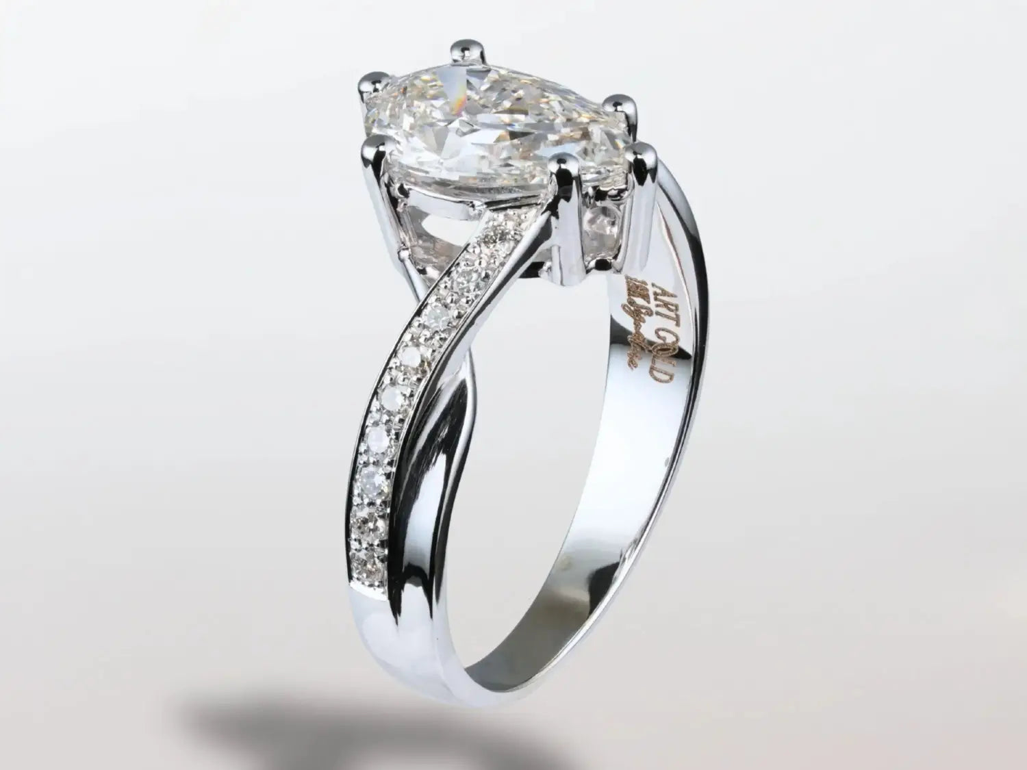 Radiant Pear Engagement Ring