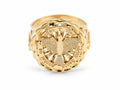 18K Yellow Gold Holy Spirit Diamond Ring