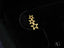 Gold-tone triple star ear cuff from 3 Stars Earrings, featuring certified 18k solid gold jewelry