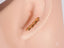 Gold-toned stars ear climber earrings crafted from certified 18k solid material