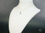 Gold chain necklace featuring Azure Gleam Blue Topaz pendant in 18k gold