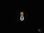 Gold pendant with an oval blue topaz gemstone set in 18k gold, Azure Spark collection