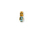 Gold pendant featuring an oval blue topaz gemstone set in 18K gold, Azure Spark collection