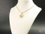 18k gold Blooming Grace flower pendant necklace on a delicate chain