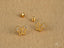 Gold CZ Butterfly Stud Earrings featuring clear gems from Butterfly Grace 18K collection