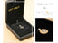 18 K gold initial disc pendant in Art Gold box; letter ‘C’ laser-engraved, handcrafted USA, red-carpet style like Taylor Swift.
