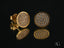 Gold stud earrings featuring pavé-set cubic zirconia for a Celestial Glow and timeless sparkle
