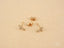 Elegant 18K Gold Cross CZ Stud Earrings in Art Gold Jewelry with Sparkling Accents