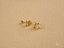 Gold heart-shaped stud earrings from Charming Bow: 18k Gold CZ Heart Bow Earrings