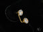 Dazzle Duo 18K Gold Double CZ Earrings featuring gold and crystal elegance