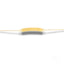 Gold bar bracelet with delicate chain in 18k solid gold for kids’ ID style