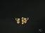 Gold stud earrings from Diamond Cross Earrings in certified 18k solid gold art jewelry