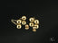 Elegant Double Ball Earrings in certified 18k solid gold showcasing art gold jewelry