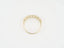 Elegant 18k yellow gold ring with small diamonds for timeless sophistication