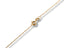 Elegant 18K Gold Beaded Necklace featuring a gold chain with clasp, showcasing art gold jewelry