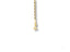 Elegant Solid 18k Gold Chain Necklace with Pearl Pendant for Kids Bracelet