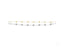 Elegant women’s 18k gold bracelet with spring ring clasp and delicate round beads