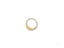 Delicate 18k yellow gold ring featuring floral design, showcasing elegance and charm