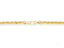 Elegant 18k gold rope chain necklace with clasp showcasing timeless luxury