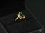 Gold ring featuring a green tourmaline gemstone from the Emerald Whisper collection