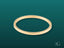 Simple gold ring from Essence Linea 1mm, a beautiful piece of art gold jewelry