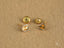 Heart-shaped Eternal Heart Stud Earrings in solid 18k gold and silver, art gold jewelry