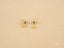 Gold Evil Eye CZ Earrings in certified 18k solid art gold jewelry design