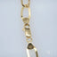 18k gold chain with lobster clasp, Exquisite Art Gold design.