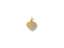 Gold heart-shaped pendant charm from Forever Hearts for best friends in 18k gold