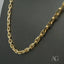 18k Diamond Cut Chain from Art Gold Jewelry showcasing open link design and brilliant sparkle.