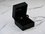 Heart-shaped Gold earrings in a black jewelry box, Golden Bead Heart 18k Gold Heart Earrings