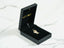 Gold ring with diamond in black box for Golden Elegance 18k Gold Doll Pendant