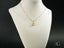 Delicate 18k Gold Golden Heart Pendant with a Pearl for a timeless elegance