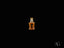 Glass bottle with golden-brown liquid and decorative stopper for Golden Radiance Pendant