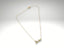 Golden Signature Necklace in 18k or 14k gold with customizable name plate and elegant chain.